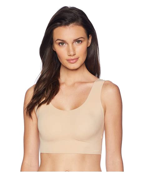 calvin klein synthetic invisibles comfort lightly lined scoop neck