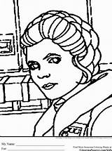 Wars Coloring Star Padme Pages Getcolorings Slave Leia Princess sketch template