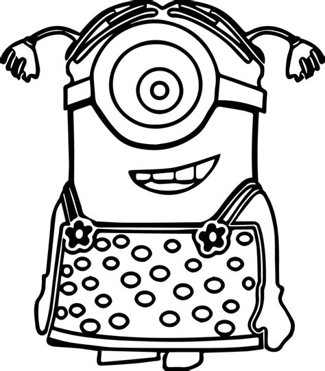 gambar despicable coloring pages minions kids cartoon  printable