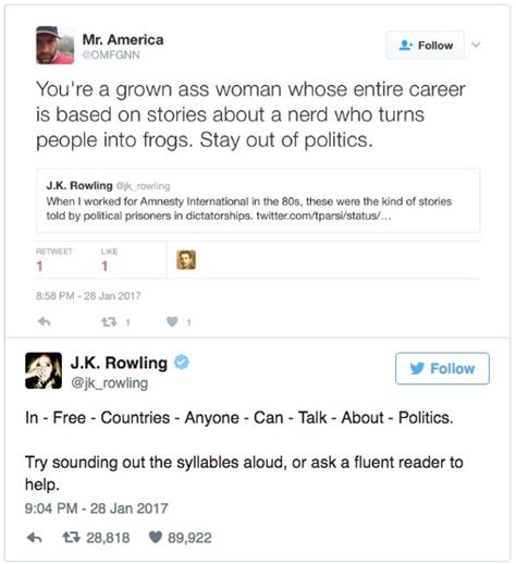 jk rowling has yet again proven she is the queen of twitter