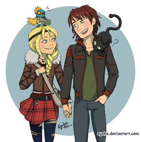 httyd 2 hiccup and astrid by eyoha on deviantart