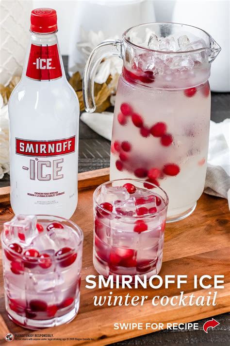 Smirnoff Ice Cocktail Christmas Drinks Xmas Drinks Drinks Alcohol