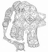 Gears War Mauler Drawing Getdrawings Deviantart sketch template