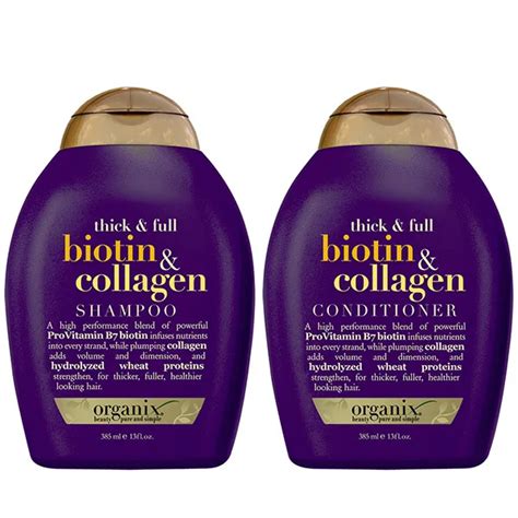 ogx keratin oil shampooconditioner biotin collagen oz organix
