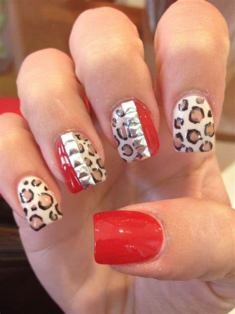 Got My Nails Done At Pasha Nail Salon In Loveee Leopard Nails Nails