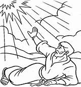 Saul Paul Coloring Pages Bible School Choose Board Apostle sketch template