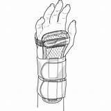 Splint Wrist Clip Svg Clipart 1024 Px Web Downloadclipart sketch template