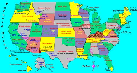 united states  county highpointers map