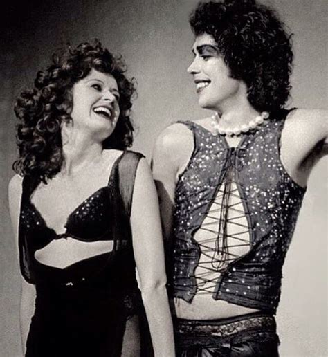 Patricia Quinn As Magenta And Tim Curry As Frank On The