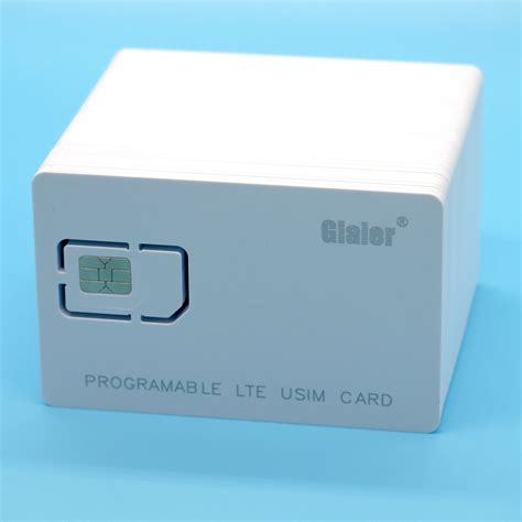 gialer writable programmable sim card  lte wcdma gsm nano micro ff