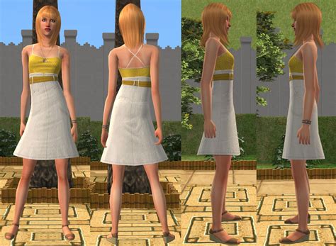 mod the sims strut your stuff sundresses update teen preg morph added