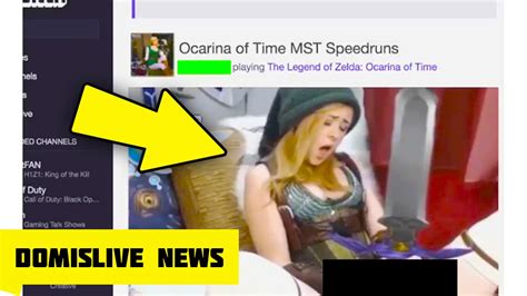 Gamer Girl Masturbates Live On Twitch With Zelda Sword Arabella Fae