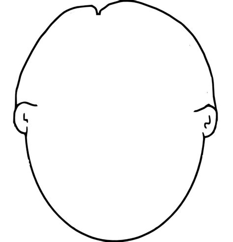 blank face coloring page educational activities pinterest