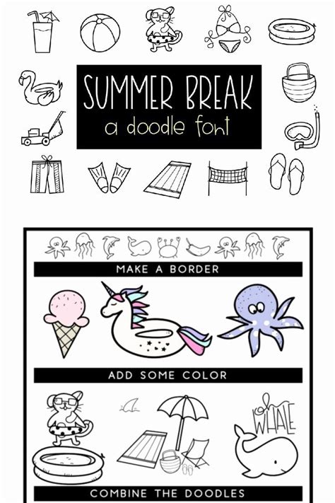 pin oleh liezareth bastos  summer coloring pages