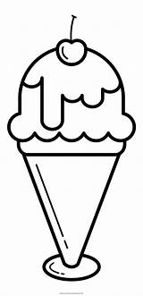 Sundae Helado Sorvete Kawaii Comida Conos Helados Cones Dibujar Pngwing Copa Yogurt Ultracoloringpages Glacée Crème Cônes sketch template