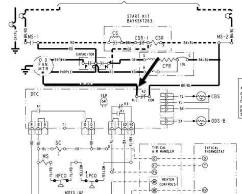 trane xr air conditioner wiring diagram wiring diagram