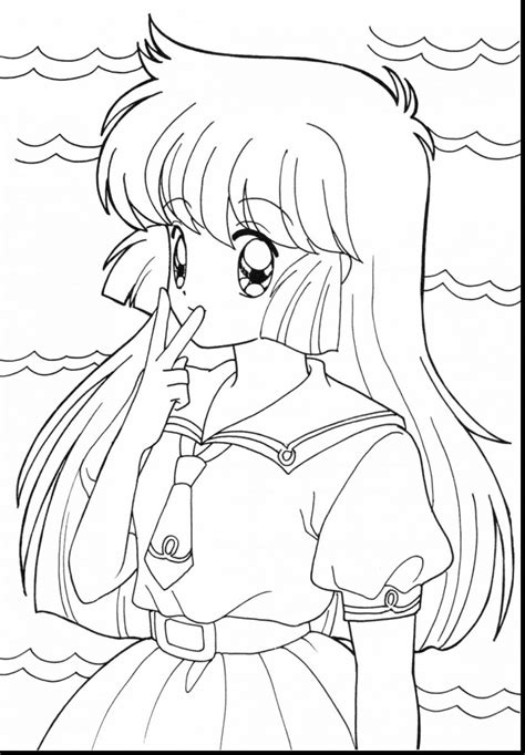 wolf girl coloring pages  getdrawings