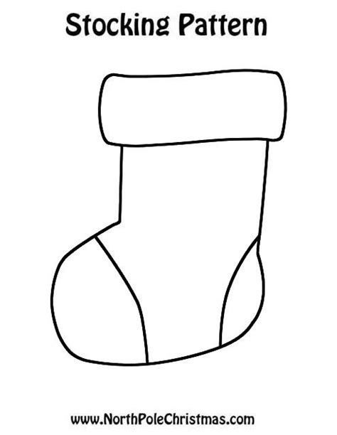 stocking template outline   christmas stocking stocking template