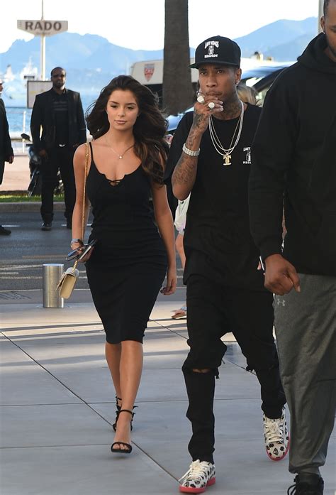 tyga spotted out with new girlfriend demi rose mawby after splitting