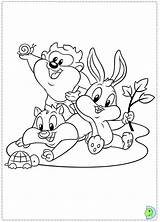 Looney Tunes Baby Coloring Dinokids Close Print sketch template