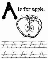 Apple Coloring Pages Letter Printable Apples Sheets Writing Practice Worksheet Packet Worksheets Pie Abc Kids Tracing Color Adults Letters School sketch template