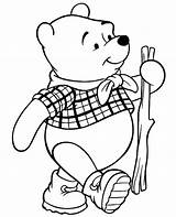 Pooh Winnie Coloring Color Colouring Topcoloringpages Stick sketch template