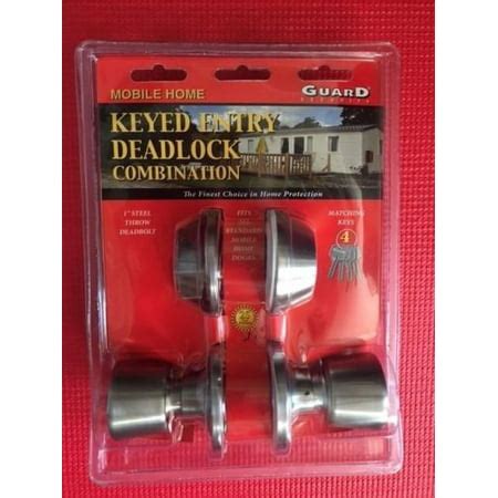 mobile home lockset door lock deadbolt stainless steel keyed alike walmartcom