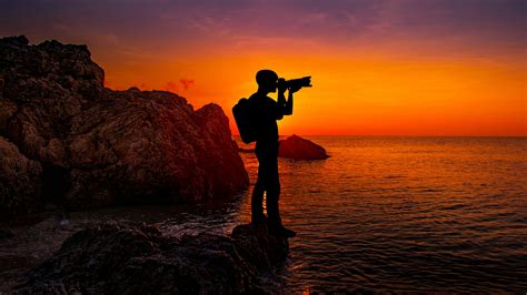 photographer sunset  wallpapers hd wallpapers id