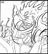 Susanoo Naruto Lineart Coloring Uchiha Sasuke Itachi Pages Template Deviantart Sketch sketch template