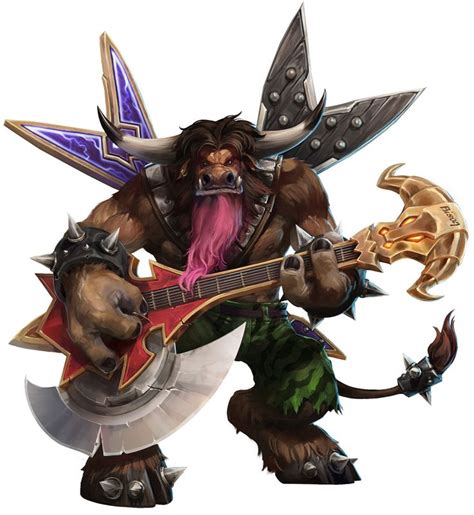 elite tauren chieftain characters and art heroes of the storm