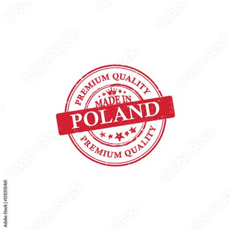 poland premium quality business grunge stamp ribbon print colors  stockfotos