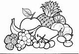 Obst Gemüse 1ausmalbilder Artigo sketch template