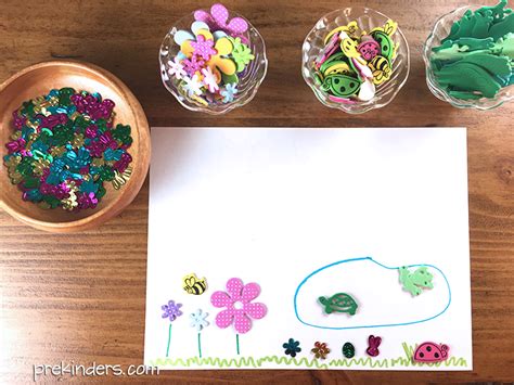 spring art center ideas in pre k and preschool prekinders