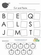 Paste Cut Alphabet Printable Worksheets Teach Child Read Wyatt sketch template