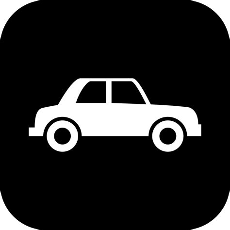car side view   rounded square svg png icon    onlinewebfontscom