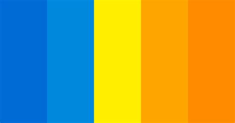 blue yellow  orange color scheme blue schemecolorcom