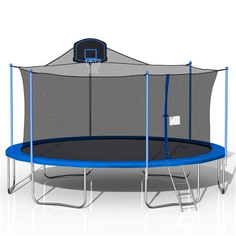 ft trampoline  basketball hoop basketball trampoline combo  kidsadults  safety