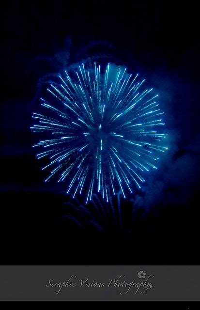 Blue Fireworks By Sarahmcmaniman Via Flickr With Images
