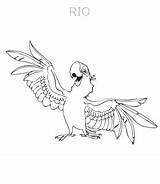 Rio Coloring Pages Bird Movie Big Date Playinglearning Kids sketch template