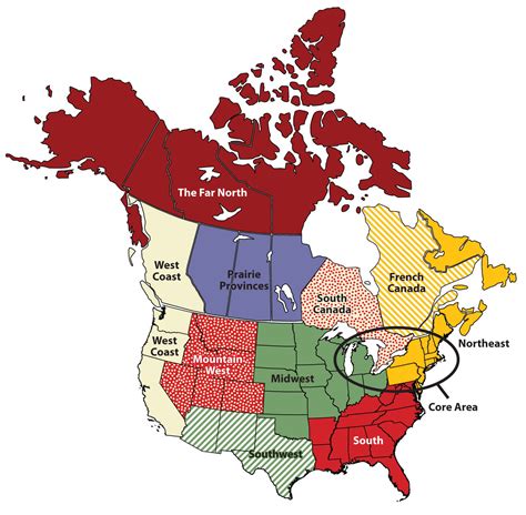 4 5 regions of the united states and canada world regional geography