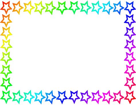 colorful page border clipart