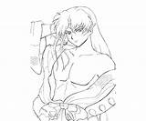 Inuyasha Sesshoumaru sketch template