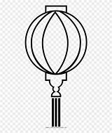 Lantern Chinese Pinclipart Lanterns Fashioned sketch template