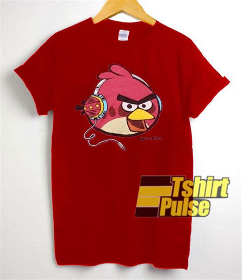 Red Angry Birds T Shirt For Men And Women Tshirt