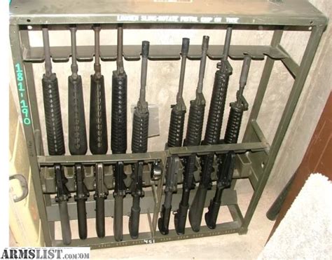 Armslist For Sale Trade U S G I M16 And Ar15 Rifle Racks Holds 10 Rifles