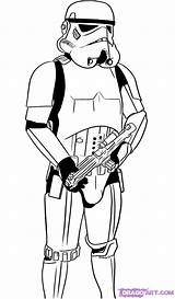Stormtrooper Coloriage Troopers Rustique Malvorlagen Ausmalbilder Batman Pursuing Dragoart Paintingvalley sketch template