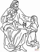 Jesus Kinder Ausmalbilder Jezus Segnet Supercoloring sketch template