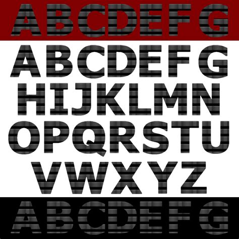cut copy paste alphabet letters fonts   leonardv  deviantart