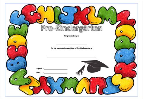 editable pre  graduation certificates  template ideas artofit