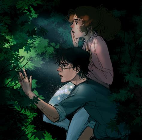 hermione and harry by aloira on deviantart